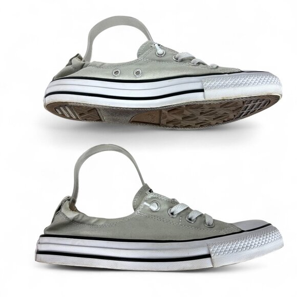 Converse All Star Shoreline Womens Size 9.5 Knit Off White Shoes Sneakers - Picture 5 of 10